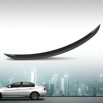 Solid Spare Rear Trunk Spoiler Wing MP Style Carbon Look Fit For 05-11 BMW E90 3-Series M3