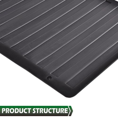 Solid Spare Fit For Pickup Trucks Heavy Duty Waterproof Rubber Tailgate Mat / Pad /Protector