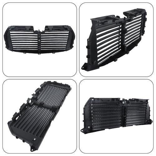 Solid Spare For 15-17 Ford F150 FL3Z8475A Upper Radiator Grille Air Shutter Assembly W/Motor