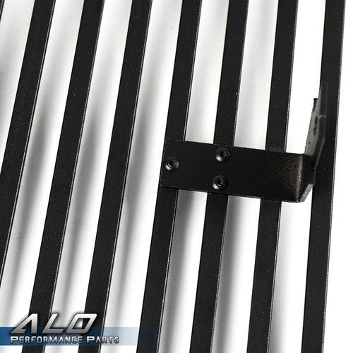 Solid Spare Fit For 2009-2014 Nissan Maxima Front Upper Bumper Black Billet Grille Insert