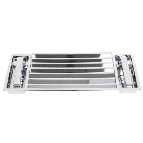 Solid Spare For 2003-2009 Hummer H2 Chrome Hood Deck Vent Panel Grille with handle covers