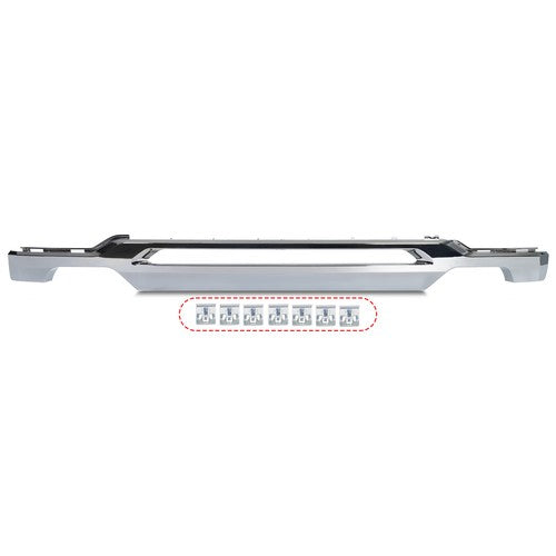 Front Bumper Lower Molding Trim Valance Chrome For 2024-2025 Ford F-150 XL XLT