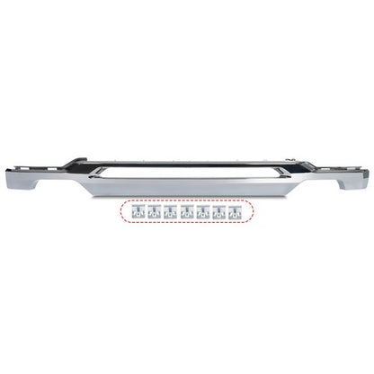 Front Bumper Lower Molding Trim Valance Chrome For 2024-2025 Ford F-150 XL XLT