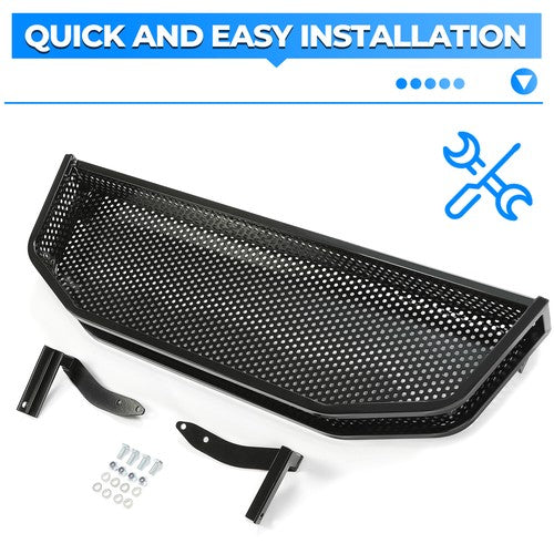 Solid Spare For 2008+ EZGO RXV Golf Cart Front Clay Basket Storage Cargo W/ Mounting Bracket