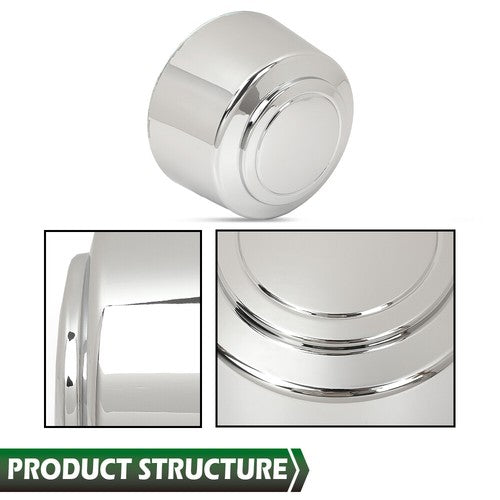 Solid Spare 4X 16 Inch Wheel Center Hub Caps Rim Nut Covers Fit For Ford Truck 8 Lug