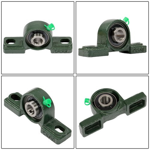 Solid Spare 6Pcs UCP202-10 Pillow Block Mounted Ball Bearing 5/8" Bore Cast Iron Base New