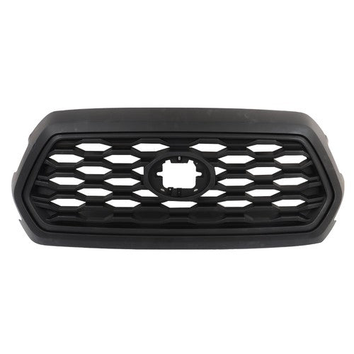 Solid Spare Replacement Front Bumper Upper Grille Matte Black For Toyota Tacoma 2016-2022