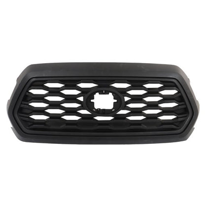 Solid Spare Replacement Front Bumper Upper Grille Matte Black For Toyota Tacoma 2016-2022