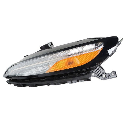 Solid Spare Single Left Headlight Replacement Halogen Clear Lens For Jeep Cherokee 2014-2018