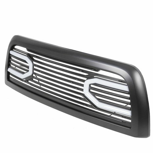 Solid Spare For 2010-2018 Dodge Ram 2500 3500 4500 5500 Big Horn Black Grille Shell & Lights