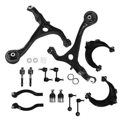 Solid Spare For Honda Accord K620617 Front Upper Lower Control Arms Rear Sway Bars Kit 14pcs