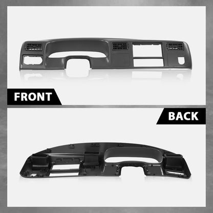 Solid Spare Dash Cluster Radio Bezel Trim Panel Dark Gray Fit For 1999-2004 Ford F250 F350