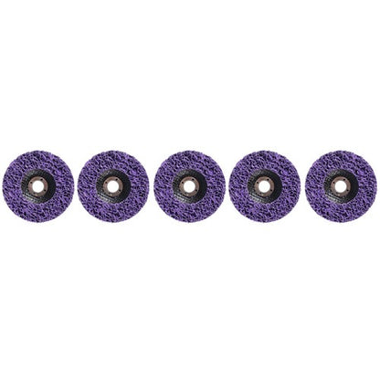 Solid Spare 10 Pack 4" Poly Strip Disc Wheel Paint Rust Removal Clean For Angle Grinder