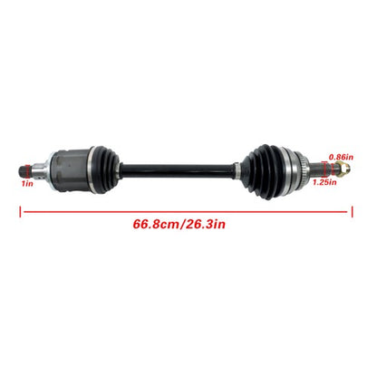 Solid Spare Front Left Side CV Axle Shaft Assembly For Toyota Sienna 2004-10 665250 AWD Only