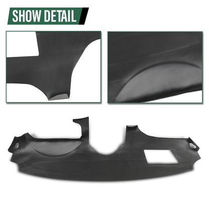 Solid Spare Dash Cover Dashboard Pad Overlay Gray Fit For 2004-2010 Toyota Sienna