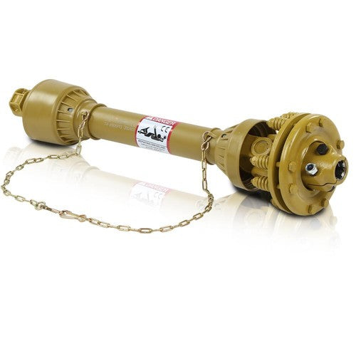 Solid Spare PTO Shaft PTO Drive Shaft 1-3/8"x6 Spline w/Slip Clutch T4 31.5-41" Yellow