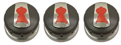 Solid Spare (3) Weber Genesis Knob Kit 88848