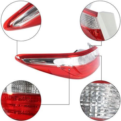 Solid Spare For Toyota Camry Sedan 2015-2017 Tail Light Lamp Outer Replacement Left Side