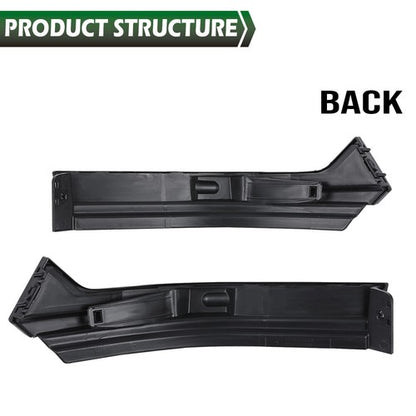 Solid Spare Front Left+Right Side Bumper Trim Filler Molding Fit For 2010-2018 Ram 2500 3500
