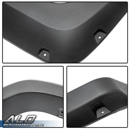 Solid Spare Fit For 14-18 Chevy Silverado 6.5'-8' Bed 4pcs Pocket Rivet Wheel Fender Flares