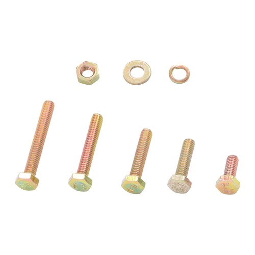 Solid Spare M4 M6 M5 1600PCS Grade 8.8 Bolts and Nuts Flat & Lock Washers Assortment Kit