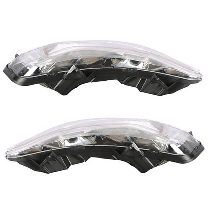 Solid Spare For Chevy Malibu 2019-2022 Bumper Turn Signal Lights W/LED DRL Fog Lamps RH&LH