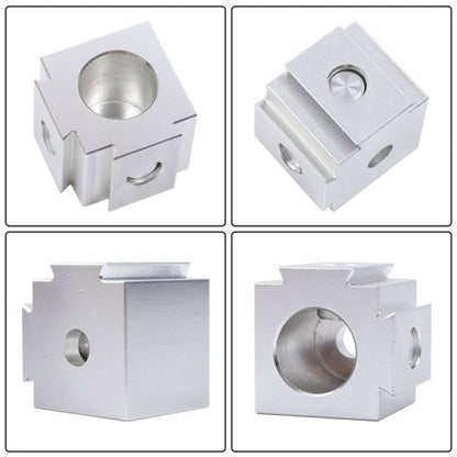 Solid Spare For Mini Lathe QME Quick Change Tool Post Holder Aluminum w/4 xCutter Holders