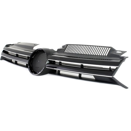 For 2010 2011-2014 VW Volkswagen Golf MK6 GTI Jetta Sportwagen Upper Black Grill