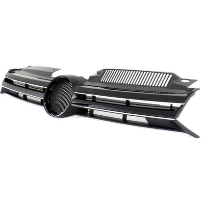 For 2010 2011-2014 VW Volkswagen Golf MK6 GTI Jetta Sportwagen Upper Black Grill