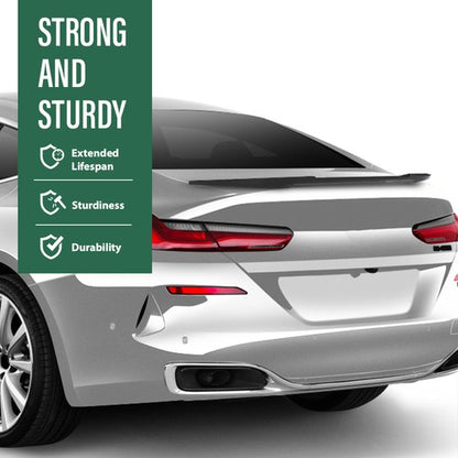 Solid Spare Gloss Black Rear Trunk Spoiler Wing Fit For 19-24 BMW 8 Series G15 F92 M8 Coupe