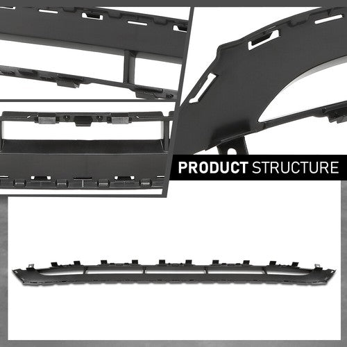 Solid Spare Fit For 2010-2014 Audi Q7 Front Lower Center Bumper Grille w/o S-Line Package