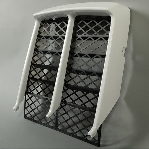 Solid Spare White Radiator Cover + Grill For 1987-2006 Yamaha Banshee 350 YFZ350 Front Panel