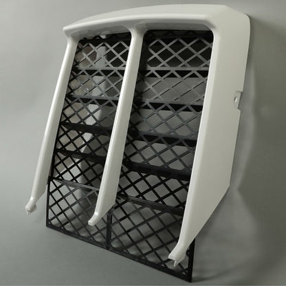 Solid Spare White Radiator Cover + Grill For 1987-2006 Yamaha Banshee 350 YFZ350 Front Panel