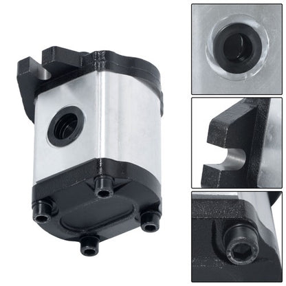 Solid Spare 3-17 GPM Hydraulic Gear Pump 9 Tooth Spline Shaft CW Cast Iron SAE A-2 Bolts