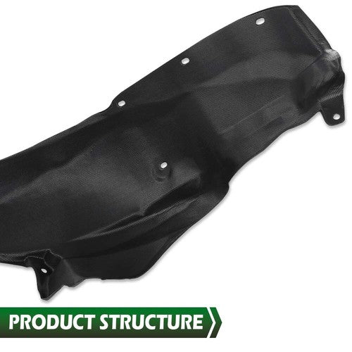 Solid Spare Fit For 2010-2012 Ford Fusion Front Driver Side Fender Liner Splash Shield