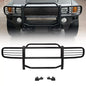 Solid Spare For 2006-2011 Hummer H3 Brush Grill Grille Guard in Black Brush Bumper