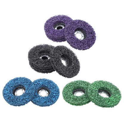 Solid Spare 3*black,2*green ,3*purple and 2*blue 10-Pack 4-1/2' x 7/8' Diamond Discs