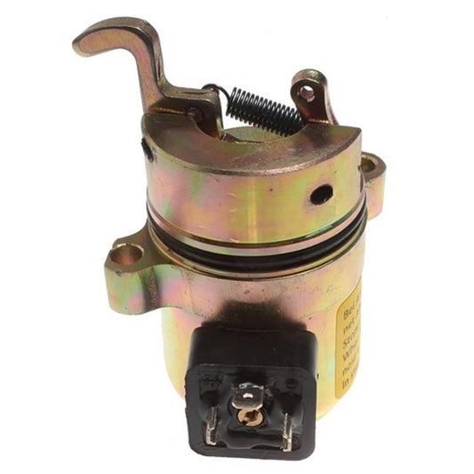 Solid Spare 12V Fuel Shutoff Solenoid Fits Gehl Skid Steer Loader 5640/6640 DEUTZ BF4M1011F