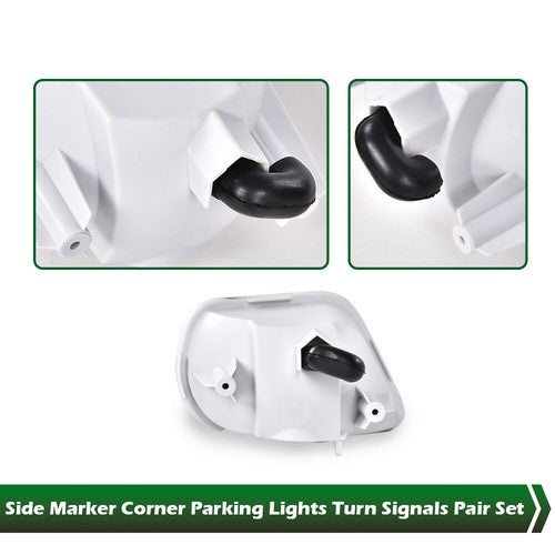Solid Spare Fit For 98-02 Pontiac Firebird Trans Am Corner Parking Turn?Signal Lights Clear