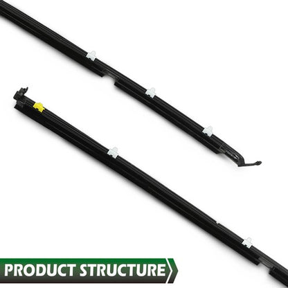 Solid Spare Fit For 90-05 Mazda Miata MX-5 Window Sweep Felt Weatherstrip Seal Left+Right
