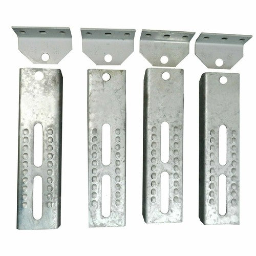 Solid Spare 8PCS 10" Tall Galvanized Boat Trailer Vertical Bunk Board Brackets Bolster