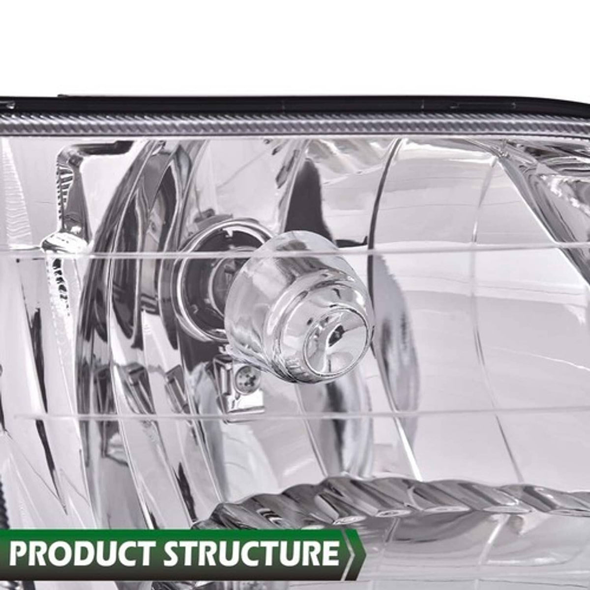 Solid Spare Fit For Ford 97-03 F-150/97-99 F-250/97-02 Expedition Headlights Left & Right