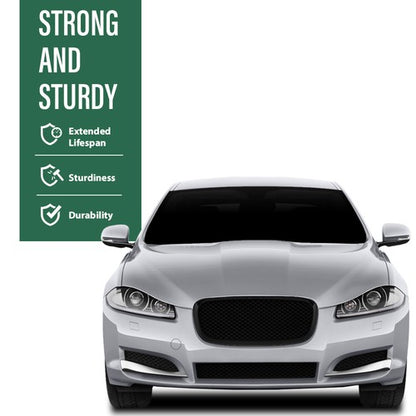 Solid Spare Front Bumper Upper Mesh Grille Fit For 2012 2013 2014 2015 Jaguar XF XFR Black