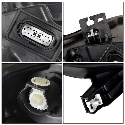 Solid Spare LED DRL Headlights For Ford Mustang 2018 2019 2020 Projector Headlamps LH+RH New