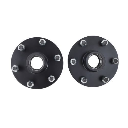 Solid Spare 6 on 5.5' Trailer Hub Kit For 3500 lbs. #84 Spindle With Trailer Bearing