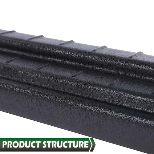 Solid Spare Rocker Panels Guard Plastic Fit For 2014-2018 Silverado/Sierra 1500 Crew Cab