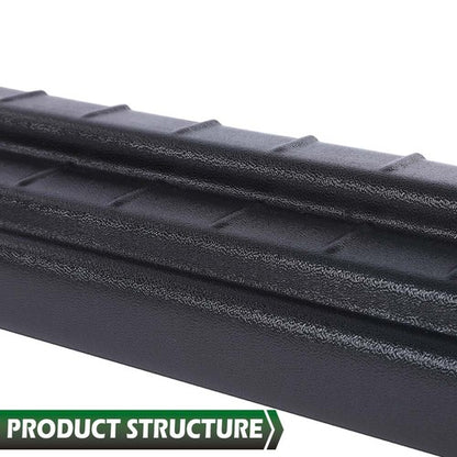 Solid Spare Rocker Panels Guard Plastic Fit For 2014-2018 Silverado/Sierra 1500 Crew Cab