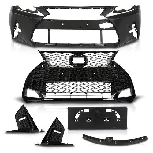 Solid Spare Fit For 2014-2016 Lexus IS IS250 IS200t IS350 to 21 F-Sport Style Front Bumper