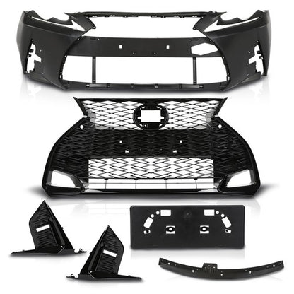 Solid Spare Fit For 2014-2016 Lexus IS IS250 IS200t IS350 to 21 F-Sport Style Front Bumper