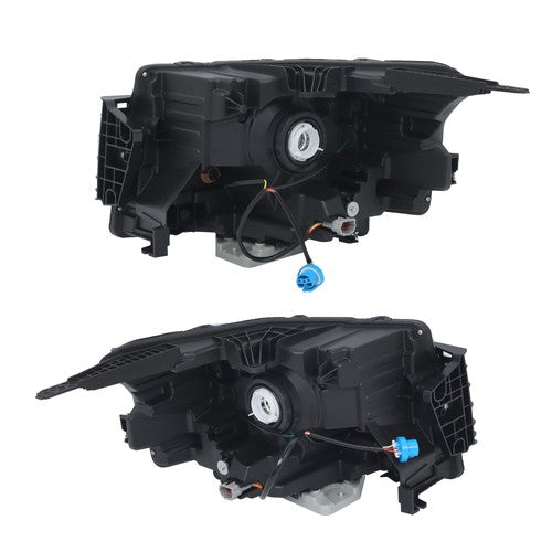 Solid Spare For Nissan Frontier 2022-2023 Left+Right Headlight Replacement Halogen Housing